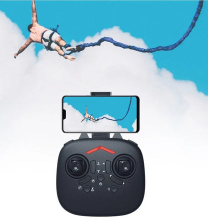A foldable 2-in-1 drone and motorcycle hybrid with a 0.3MP camera, altitude hold, and intuitive controls for versatile aerial and ground exploration.