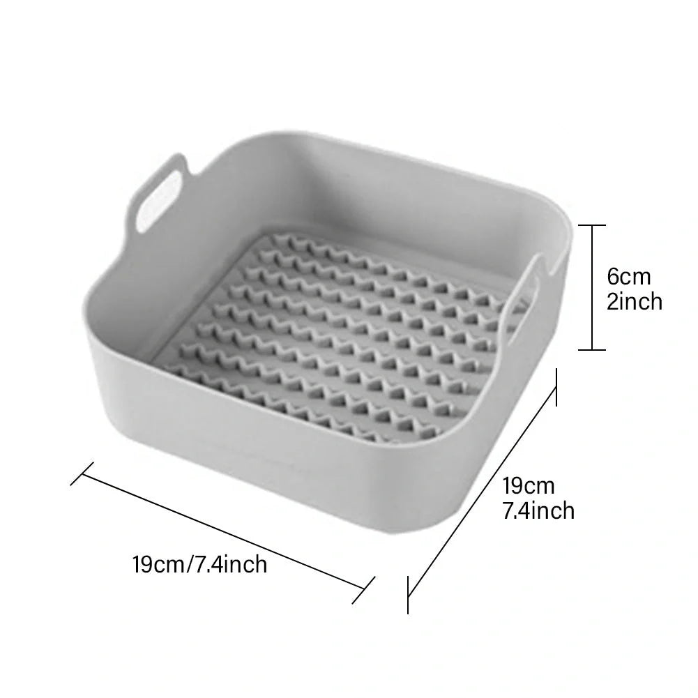 Air fryer silicone pot replacement liners in various colours and sizes