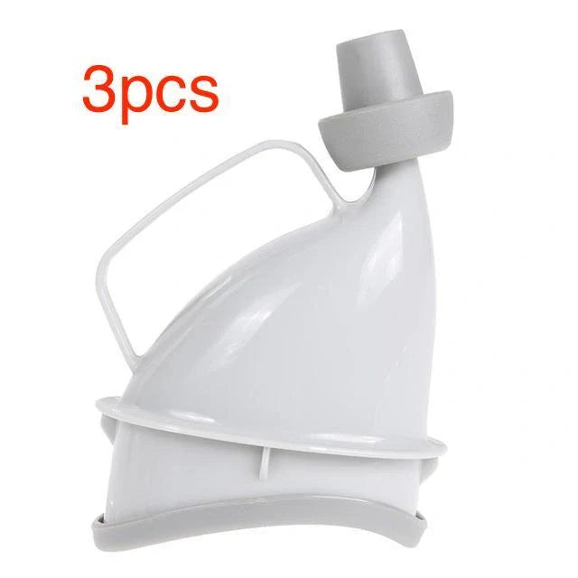 Compact emergency urinal for travel and outdoor use, lightweight and hygienic