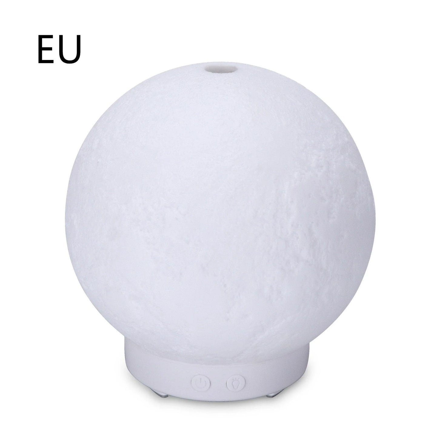 Soothing ultrasonic humidifier and aroma diffuser with wood grain and neutral color options