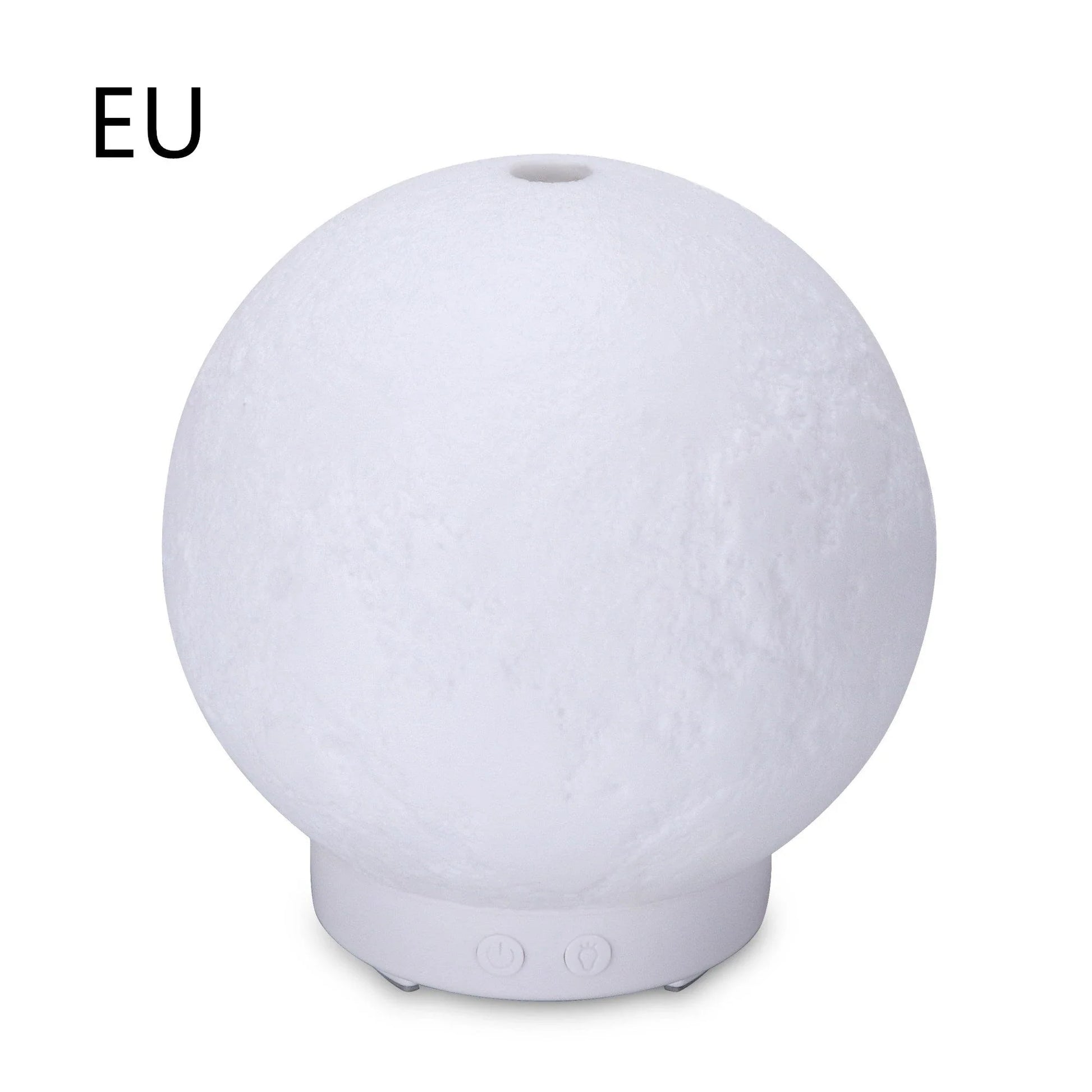 Soothing ultrasonic humidifier and aroma diffuser with wood grain and neutral color options