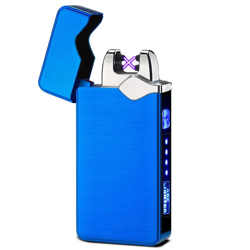 Fingerprint-Activated Lighter in Various Color Options with Stylish Ice Plating Finish