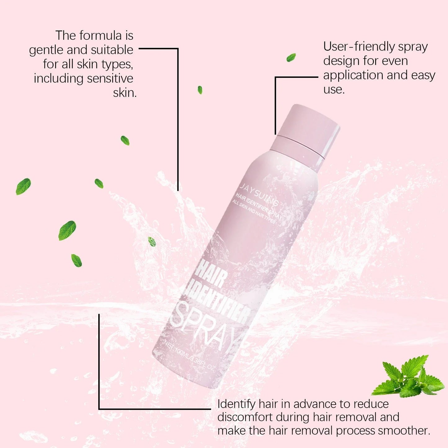 Dermaplaning Facial Hair Remover Spray - Moisturizing Set for Smooth, Radiant Skin