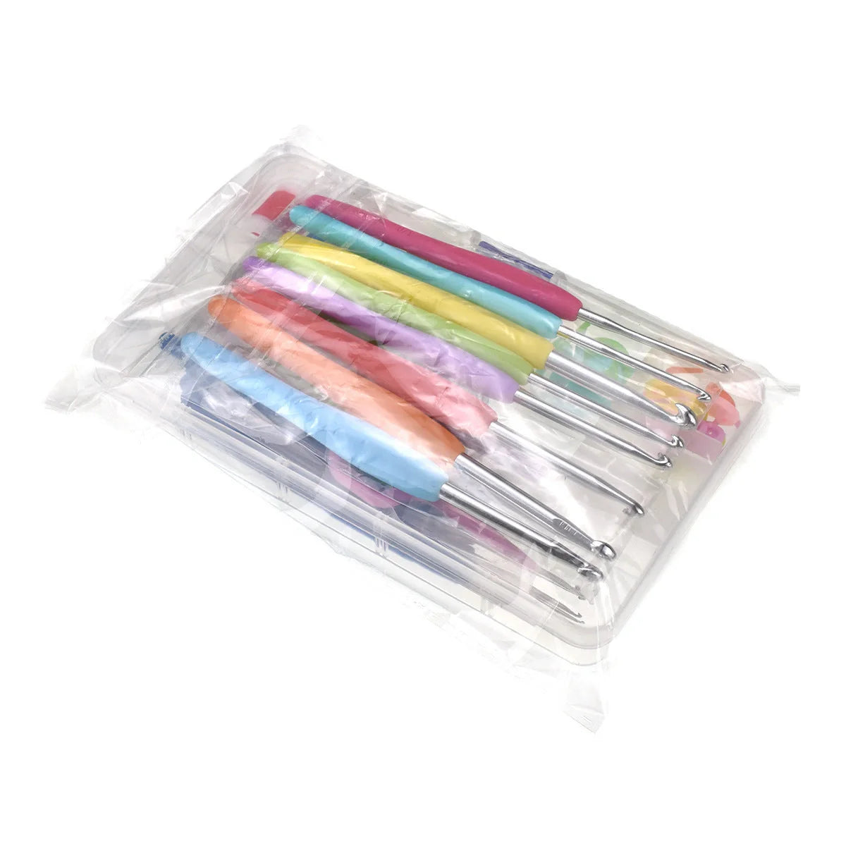 Premium handcrafted crochet set with aluminium hooks, yarn, and storage case