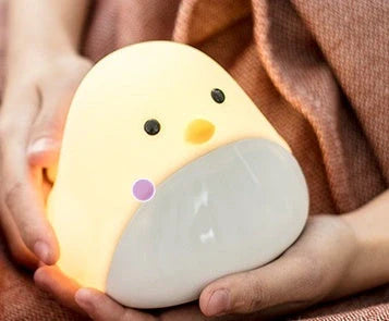 Time Bird Smart Clock with cartoon bird design, LED display, and night light feature