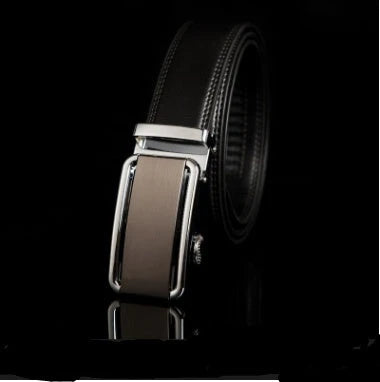 Premium leather automatic buckle belt in multiple styles and sizes