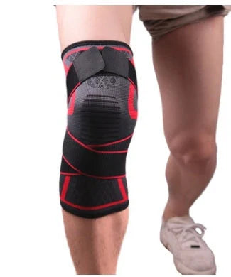 Sports knee brace with adjustable pressure design for active lifestyles