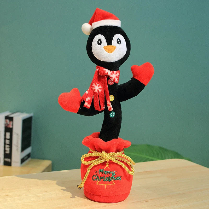 Dancing Christmas Tree Electronic Plush Toy with singing and recording features