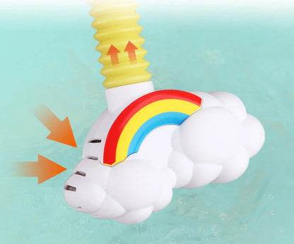Elephant-shaped water spray toy with adjustable nozzle for bathtime fun and sensory exploration