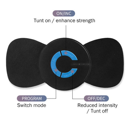 Premium mini wireless neck massager with 6 intelligent massage modes, soft faux leather design, and portable, lightweight construction for soothing muscle relief