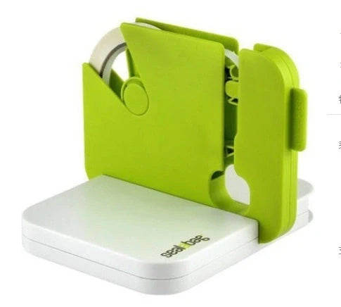 Sealabag manual kitchen sealing machine in green and red