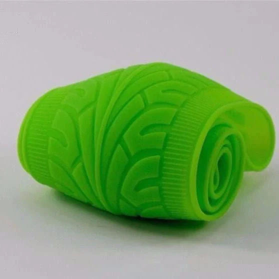 Anjiemei Silicone Steering Wheel Cover in various colours on a car steering wheel