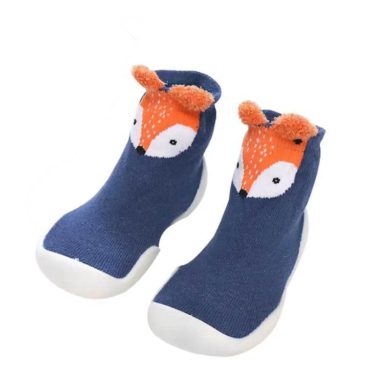 Cosy children's non-slip floor socks in various vibrant colours and sizes