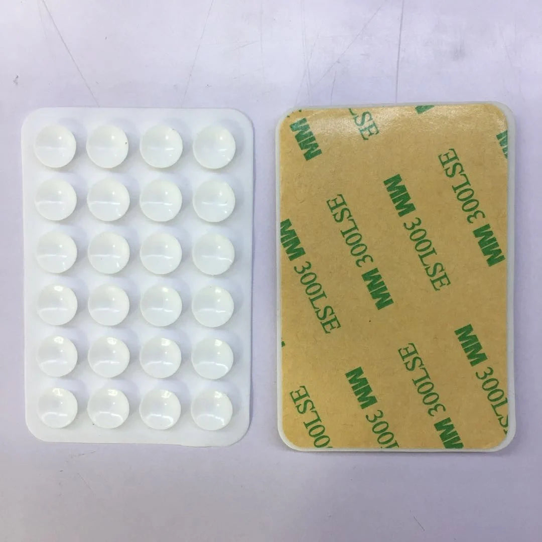24 Grain Square Silicone Suction Cup for mobile phone and charging bank