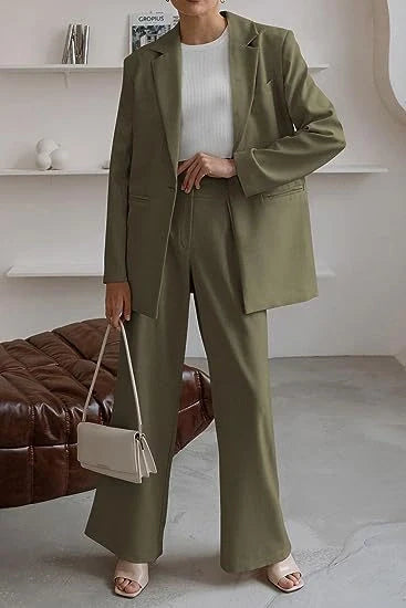 Elegant Women's Casual Suit in various solid colours for a stylish look