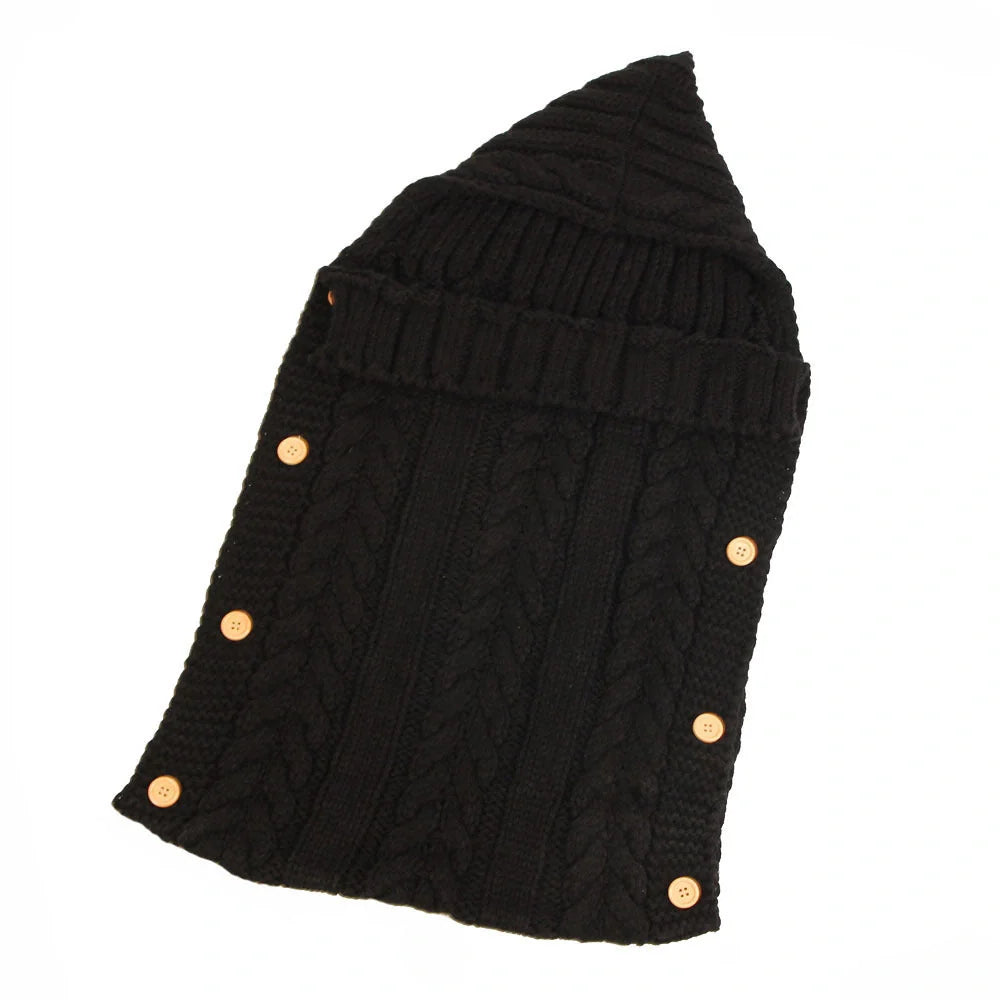 Newborn knit sleeping bag in various colours, size 70x35cm, made from soft acrylic
