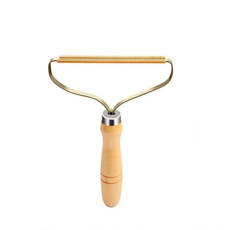 Durable ABS pet hair remover tool in red and blue for efficient cleaning of furniture and carpets