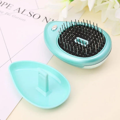 Relaxing Vibration Massage Hair Comb with Negative Ions for Soothing Scalp and Shiny, Healthy Hair