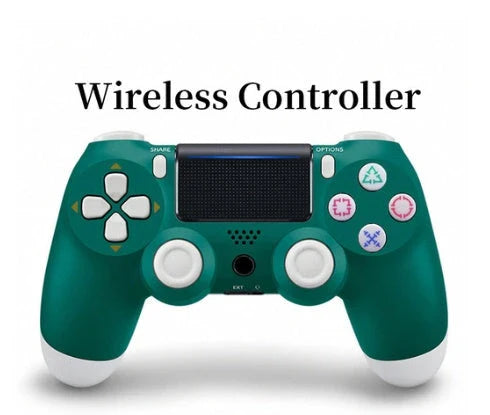 Ergonomic PS4 wireless controller with precise controls, responsive touchpad, and customizable design for an immersive gaming experience