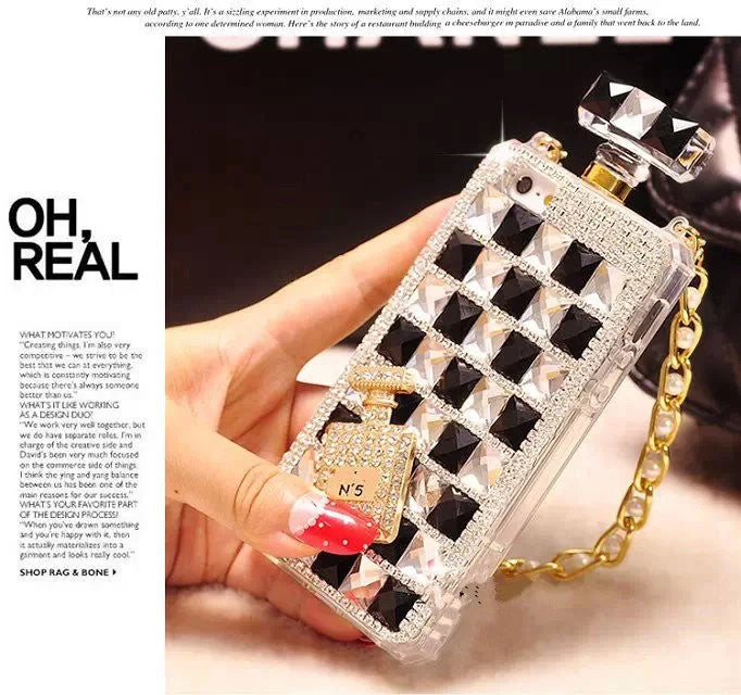 Luxury diamond rhinestone smartphone case in various colors