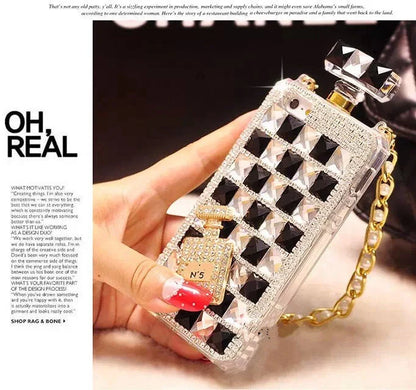 Luxury diamond rhinestone smartphone case in various colors