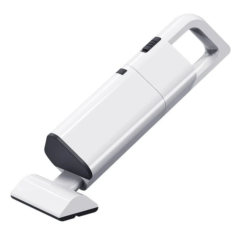 Wireless handheld vacuum cleaner in white and black with high suction power