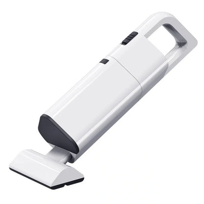 Wireless handheld vacuum cleaner in white and black with high suction power
