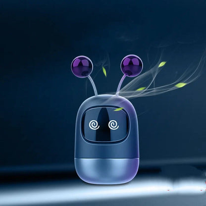 Vibrato Blasting Artifact Air Outlet Robot Car Aromatherapy - Silicone Design with Multiple Flavours