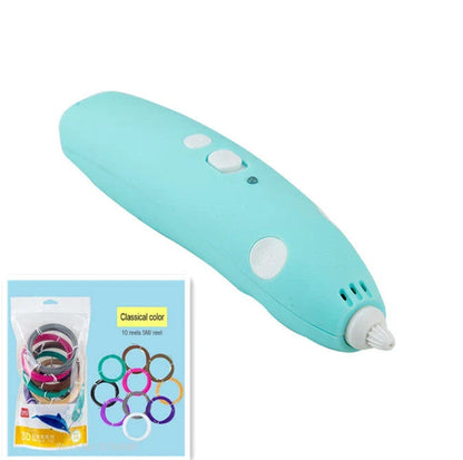A 3D drawing pen with an LED display, allowing users to create unique, three-dimensional artworks and designs.