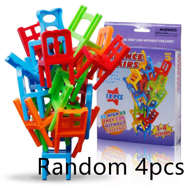 Board Game Balance Chairs for family fun and skill development
