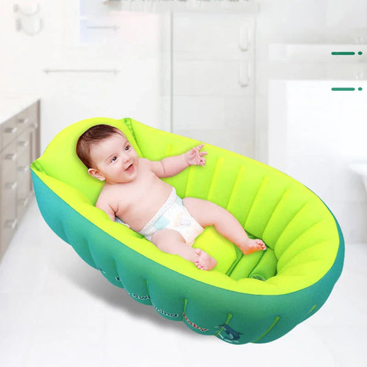 Premium inflatable baby bath tub with sturdy, slip-resistant design for safe and comfortable bathing