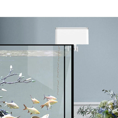 Digital automatic fish feeder with LED display for aquariums