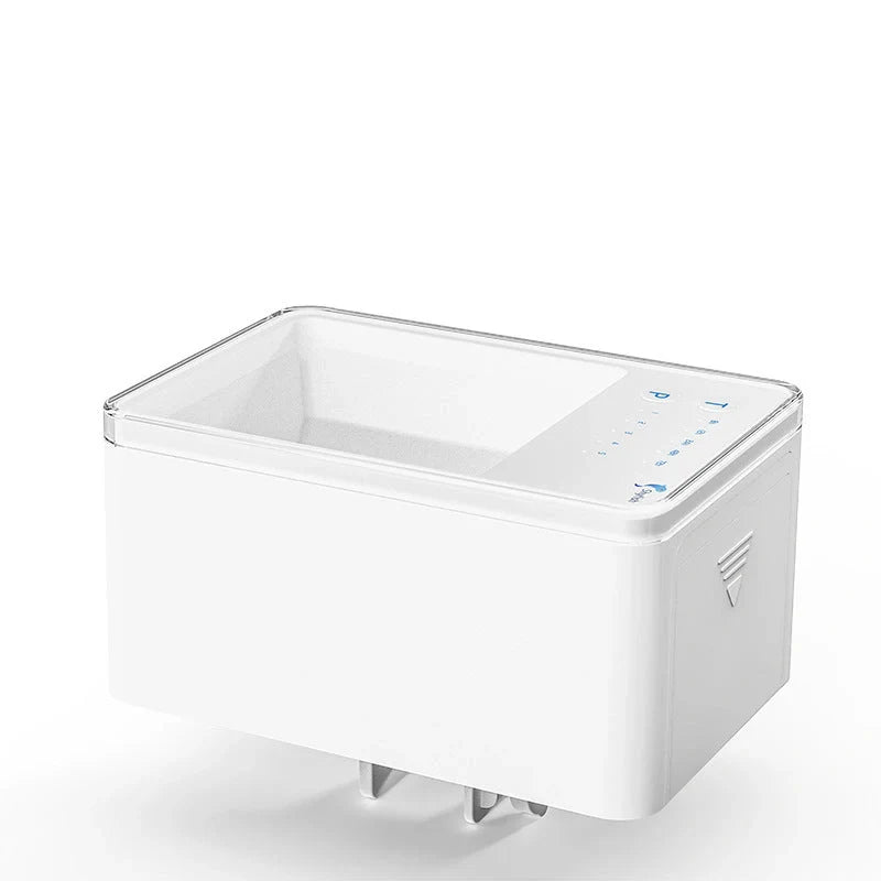 Digital automatic fish feeder with LED display for aquariums