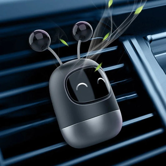 Vibrato Blasting Artifact Air Outlet Robot Car Aromatherapy - Silicone Design with Multiple Flavours