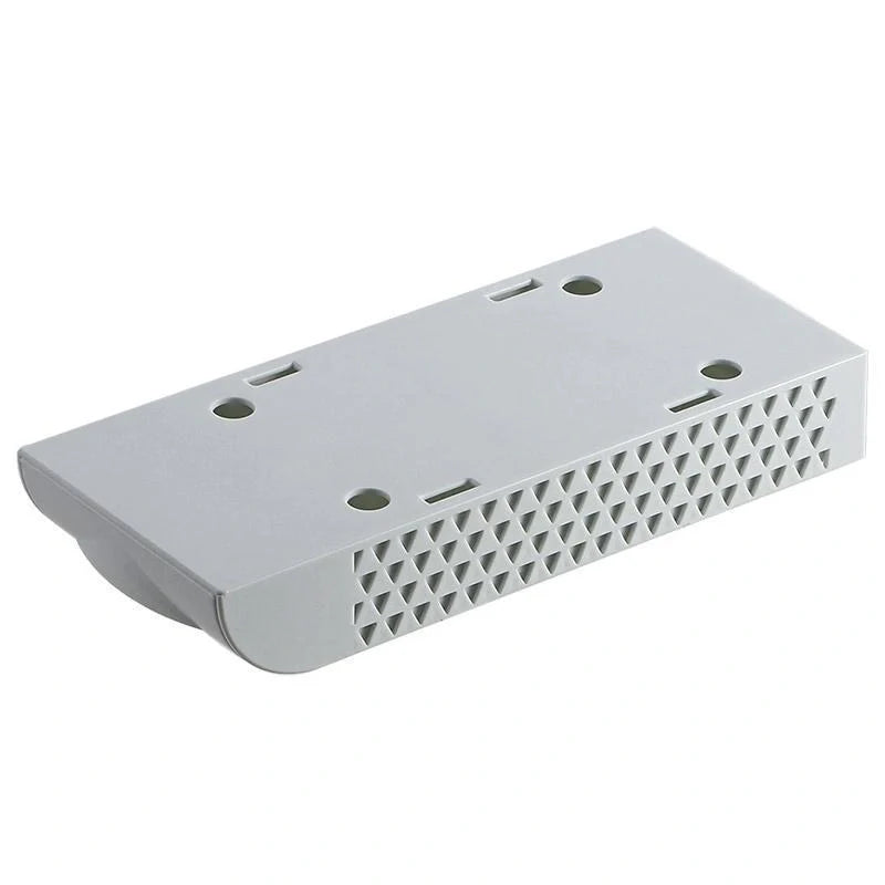 Stackable hidden office drawer organizer under desk in white and grey