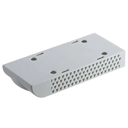 Stackable hidden office drawer organizer under desk in white and grey