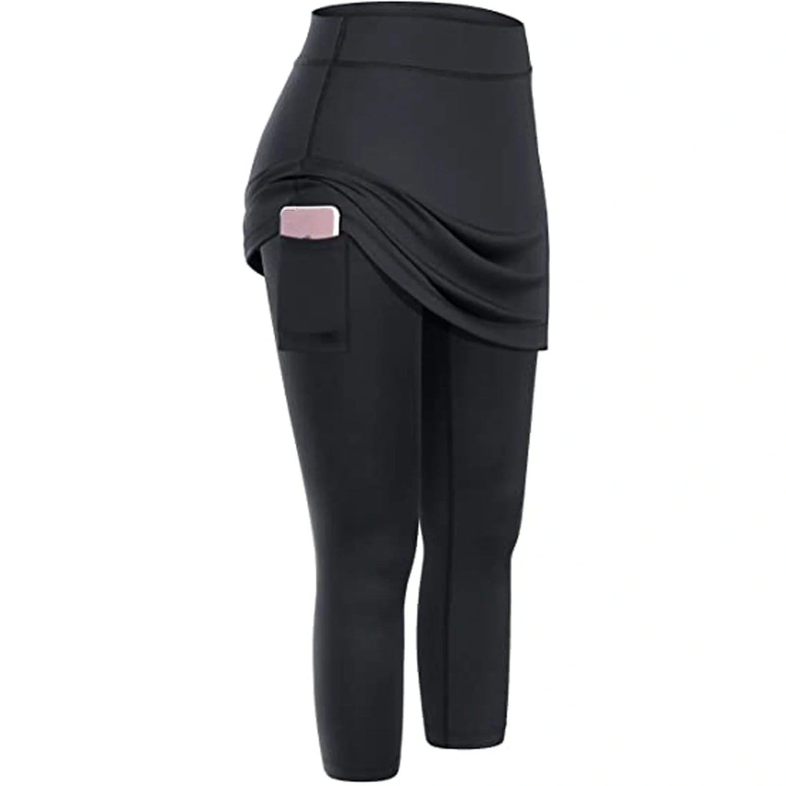 Women's tennis skirted leggings with pockets in various colours