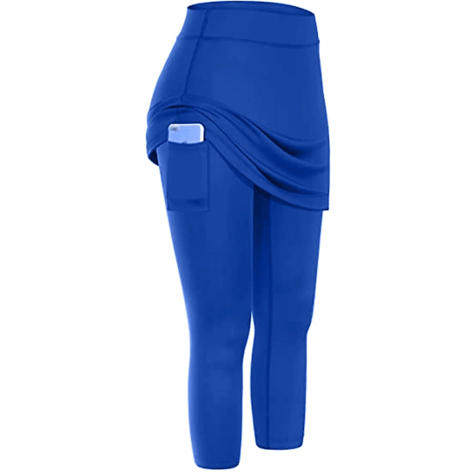 Women's tennis skirted leggings with pockets in various colours