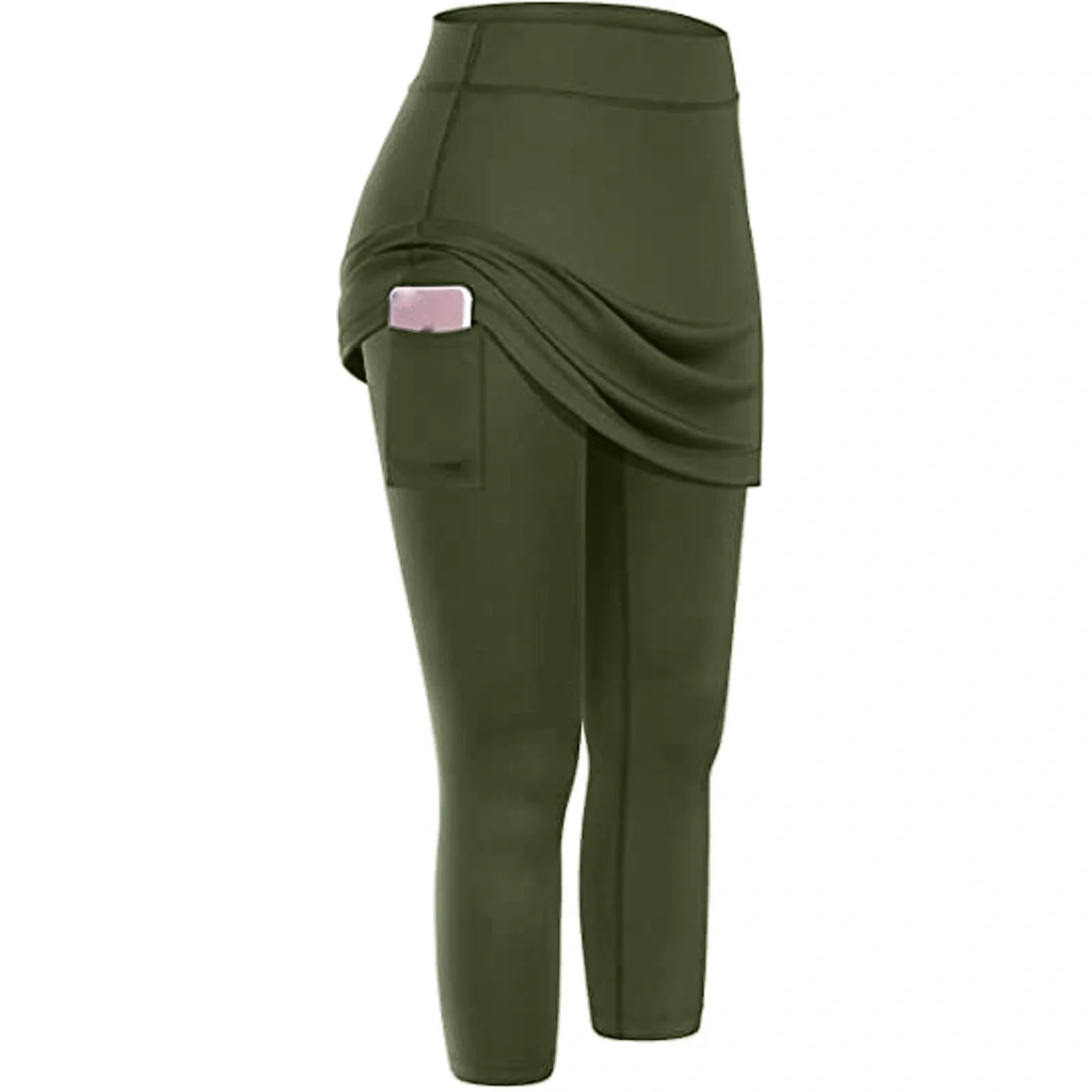 Women's tennis skirted leggings with pockets in various colours