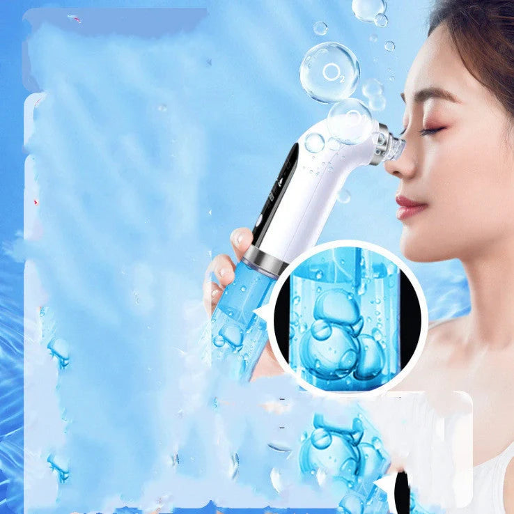 Electric Vacuum Blackhead Acne Pore Cleaner with six probes for professional skin care