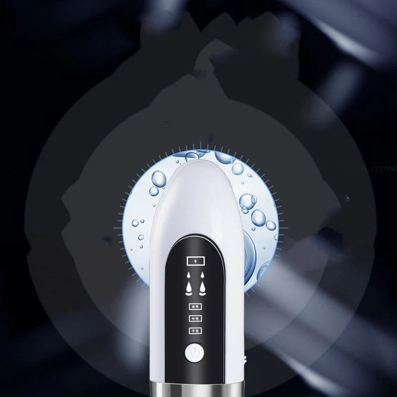 Electric Vacuum Blackhead Acne Pore Cleaner with six probes for professional skin care