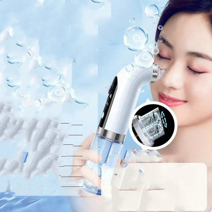 Electric Vacuum Blackhead Acne Pore Cleaner with six probes for professional skin care