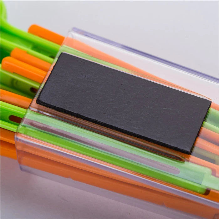 Carrot-shaped bag clip for sealing and preserving food freshness
