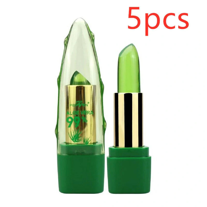 Aloe Vera Gel Color Changing Lipstick Gloss in personalised shade with moisturising benefits