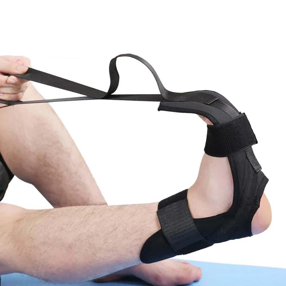 Premium Yoga Stretching Belt for Foot Drop and Hemiplegia Rehabilitation - Customizable, Comfortable, and Safe Stretching Aid