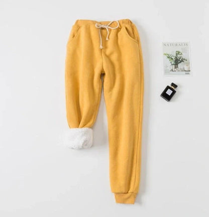Cotton lamb velvet padded sweatpants in various colours and sizes