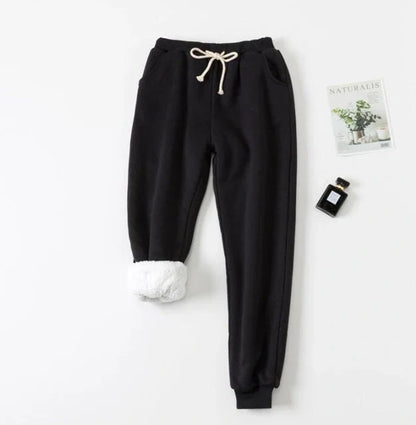Cotton lamb velvet padded sweatpants in various colours and sizes
