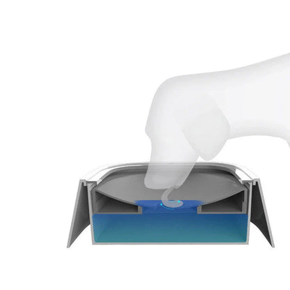 Spill-Proof Floating Pet Water Bowl with Slow Water Intake, Premium ABS & PP Construction, Available in Various Colors and Quantities