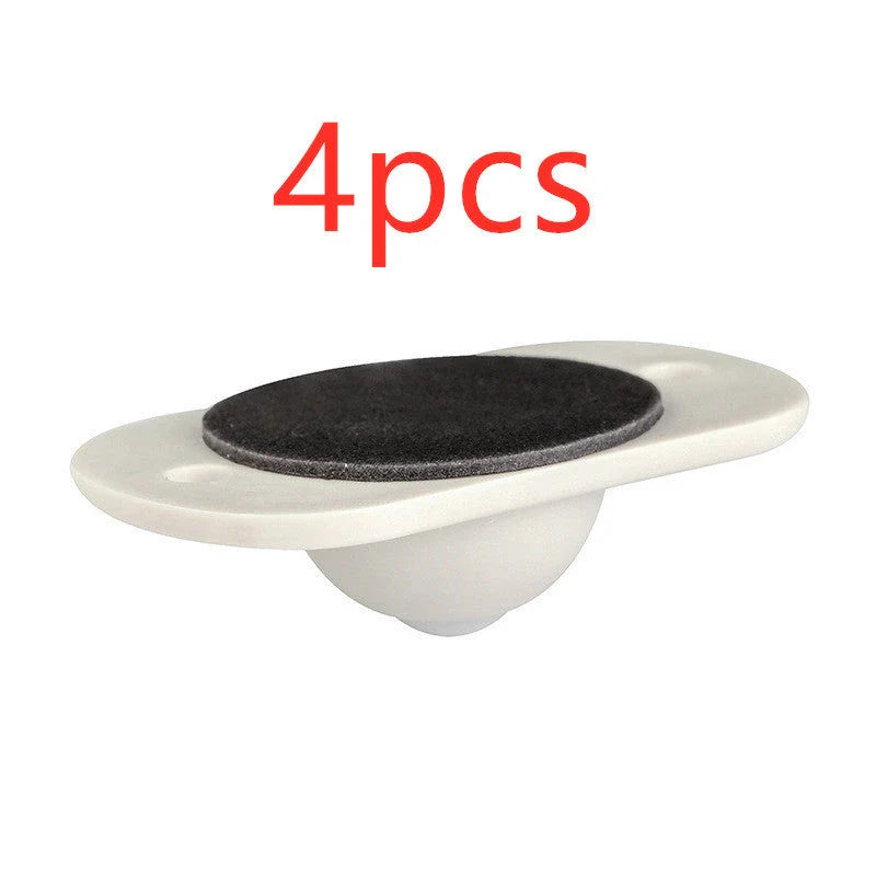 Premium adhesive caster wheels for easy moving of cabinets, drawers, storage boxes and small furniture