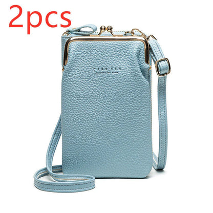 Stylish PU leather shoulder bag featuring a lychee pattern design in a range of vibrant colours